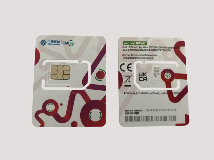 英國 | CMLink | 38GB一次性套餐 2