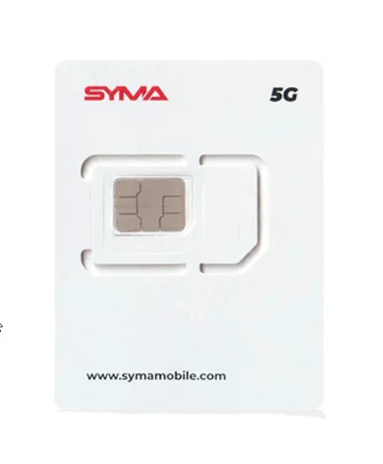 法國SYMA 電話卡原生註冊卡 1